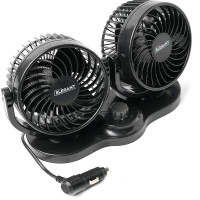 Автомобильный вентилятор Elegant 12V на подставке два режима 12.7 см (EL101 548)