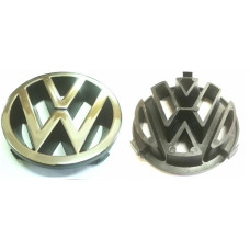 Эмблема для Volkswagen 100 мм / пластиковая / вставная / Passat 88-95 перед