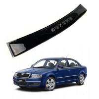 Cпойлер заднего стекла козырек для Skoda SuperB 2001-2008 Voron Glass