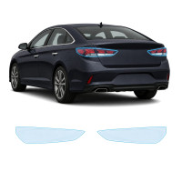 Антигравійна захисна бронеплівка за лекалами для Hyundai Sonata LF facelift 2017-2019 - задні ліхтарі стопи