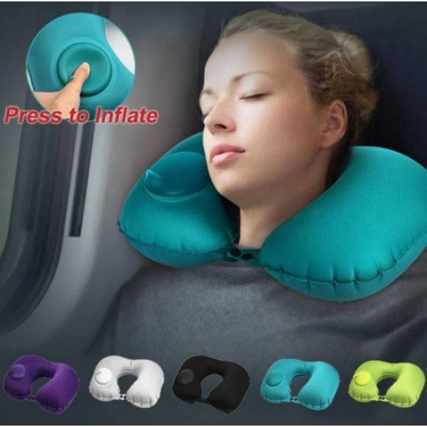Дорожня Подушка для шиї надувна Автоматична Pillow RH-34
