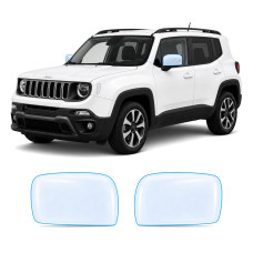 Антигравийная защитная бронепленка по лекалам для Jeep Renegade BU facelift 2019- зеркала