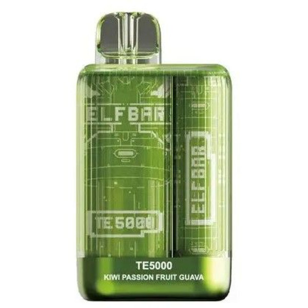Elf Bar TE5000 POD  5% Оригінал Kiwi Passion Fruit Guava Ківі маракуйя гуава (Підряджається)