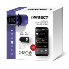 Охоронна система X-1800BTUA(L) "PANDECT" комплектація L,BT,CAN,GSM,GPS,моб.додаток,даток удару
