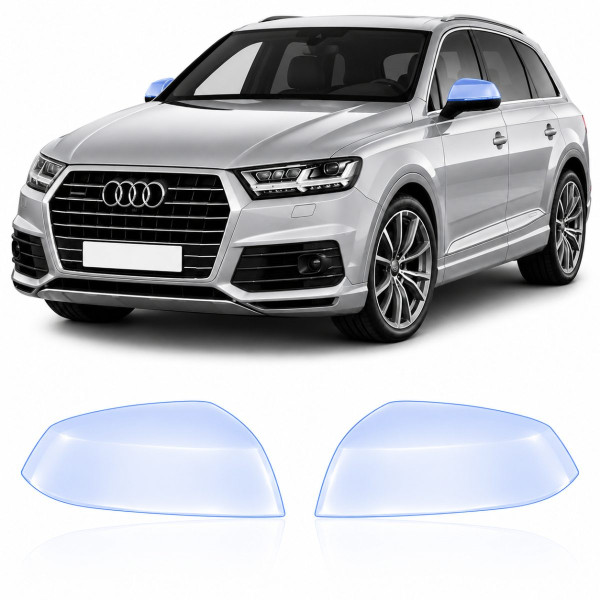 Антигравийная защитная бронепленка по лекалам для Audi Q7 4M 2015-2019 - зеркала