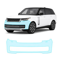 Антигравийная защитная бронепленка по лекалам для Land Rover Range Rover L460 2022- передний бампер