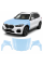 Антигравийная защитная бронепленка по лекалам для BMW X5 G05 2018-2023 - капот и передние крылья