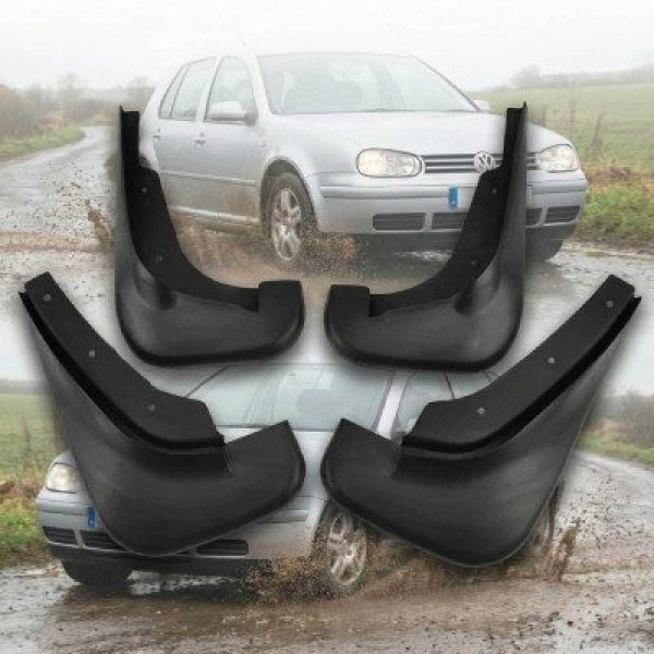 Брызговики Volkswagen Golf IV Хэтчбек Bora 1997-2002 Седан Модельные комплект 4 шт (OEM: 1J0 075 111 A 1J0 075 101 A 1J5 075 101 A)