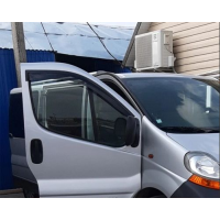 Дефлекторы окон ветровики Renault Trafic - Opel Vivaro 2001-2014 Скотч 3M Anv Air