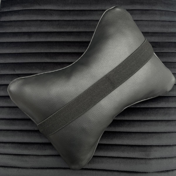 Подушка на підголовник під шию Npoli Premium Чорні 1 шт