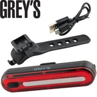 Велосипедный задний фонарь Grey's LED 8 режимов 95 х 15 х 20 мм 1 шт (GR11130)