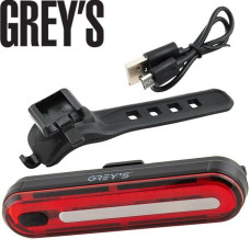 Велосипедний задній ліхтар Grey's LED 8 режимів 95 х 15 х 20 мм 1 шт (GR11130)