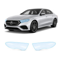 Антигравийная защитная бронепленка по лекалам для Mercedes-Benz E-Class W214 2023- оптика (фары и ПТФ)