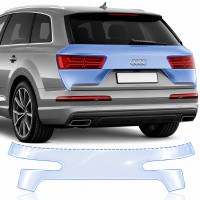 Антигравийная защитная бронепленка по лекалам для Audi Q7 4M 2015-2019 - зона крышки багажника