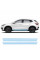 Антигравійна захисна бронеплівка за лекалами для BYD Atto 3 (Yuan Plus) I 2022-2024 - нижня зона кузова пороги