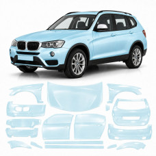 Антигравийная защитная бронепленка по лекалам для BMW X3 F25 2010-2017 - полный кузов