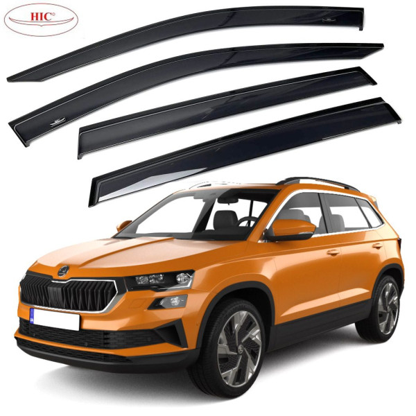 Дефлекторы окон ветровики HIC для Skoda Kodiaq 2016- Оригинал (SK20)
