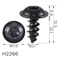 Саморез Volkswagen (WHT006726) (H2266)
