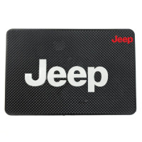 Антискользящий коврик торпеды с логотипом Jeep 200x130 мм