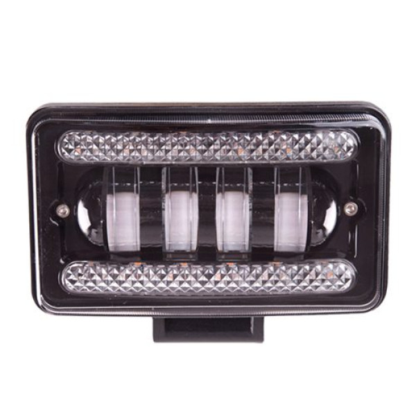 Додаткова LED Фара Лінзована 150x90x70 мм з ДХО 40W 6000К 9-36V (LP-7716)