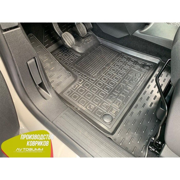 Водительский коврик в салон Peugeot Rifter 19-/Citroen Berlingo 19- (Avto-Gumm)