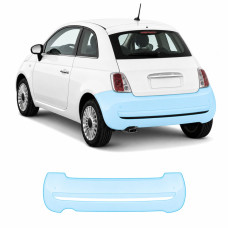 Антигравійна захисна бронеплівка за лекалами для Fiat 500 II 2007- задній бампер