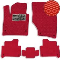 Коврики в салон EVA для Audi Q7 АКП 2006- с подпятником Красные 5 шт