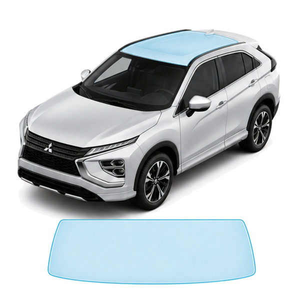 Антигравийная защитная бронепленка по лекалам для Mitsubishi Eclipse Cross I facelift 2021-2024 - зона крыши