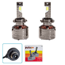 LED лампи для авто Pulso LR2-D2S USA Bridgelux CSP chips 12V 2*55W 10000Lm 6000k