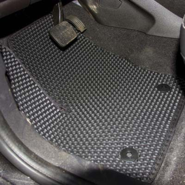 Коврики в салон EVA для Ford C-Max 2010- ДВС с подпятником Серые 5 шт