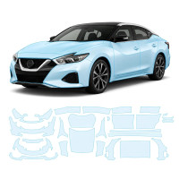 Антигравийная защитная бронепленка по лекалам для Nissan Maxima A36 2016-2018 - полный кузов