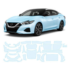 Антигравийная защитная бронепленка по лекалам для Nissan Maxima A36 2016-2018 - полный кузов