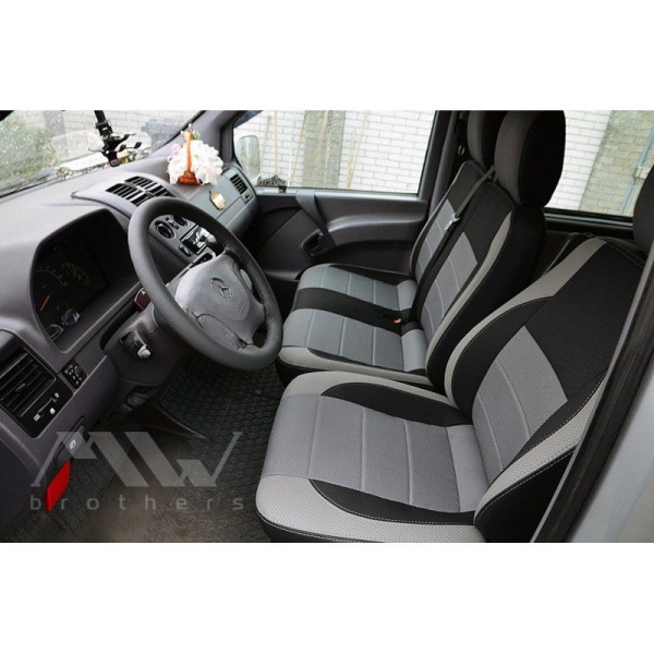 Авточехлы модельные MW Brothers для Mercedes Vito (W638) ( 1+2 ) c 1996