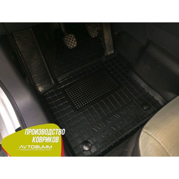 Водійський коврик в салон Volkswagen Caddy 2004- (Avto-Gumm)