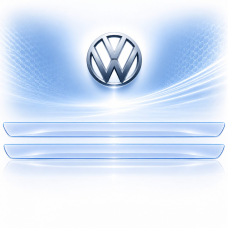 Антигравійна захисна бронеплівка за лекалами для Volkswagen Arteon I 2017-2020 - нижня зона кузова пороги