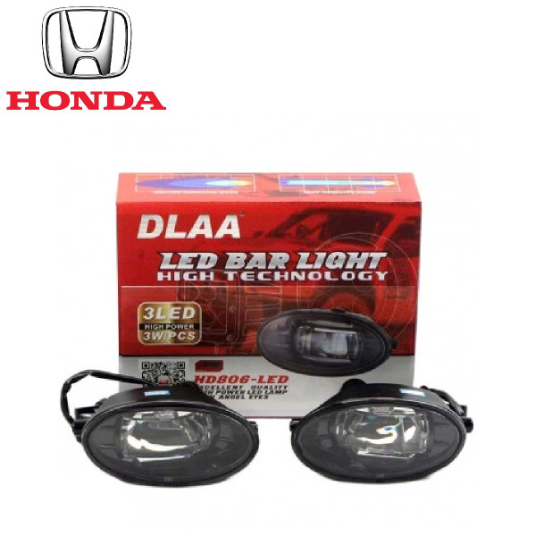 LED Протитуманні фари Honda Honda Cars 2008-2016 12V 7W з проводкою Комплект (HD-806 LED)