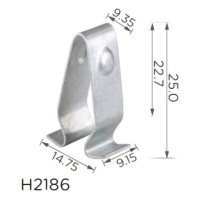 Скоба В=25 Д=14, 75 Ш=9, 15 Volkswagen, Seat (1J6867276, 16505)H2186)