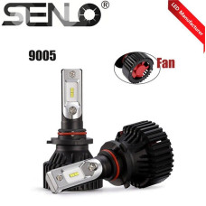 Лампа LED_H11 радіатор+кулер 8000Lm Solar T8 /Philips ZES/60W/6500K/IP65/9-32v (2шт)