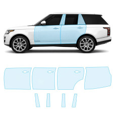 Антигравийная защитная бронепленка по лекалам для Land Rover Range Rover L405 2012-2017 - зоны дверей и стойки окон