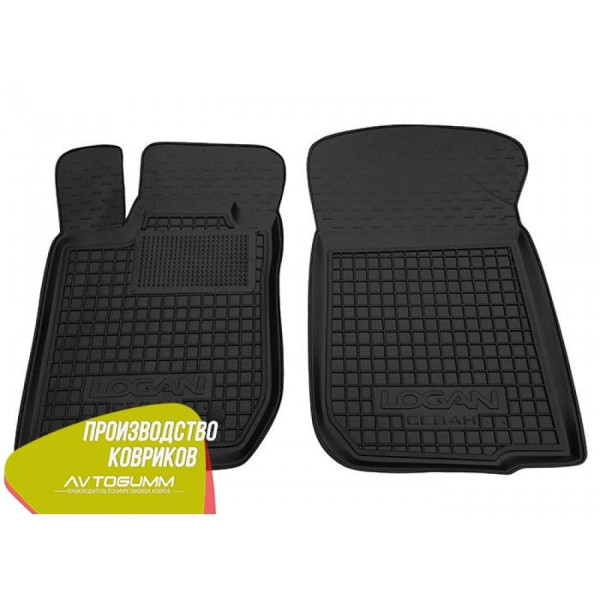 Передні килимки в автомобіль Renault Logan 2004-2013 Sedan (Avto-Gumm)