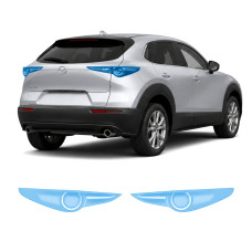 Антигравийная защитная бронепленка по лекалам для Mazda CX-30 DM 2019- задние фонари стопы