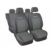 Чохли для сидінь модельні Daewoo Lanos Sens комплект Сірі - чорні