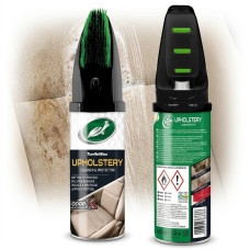 Пінна суха хімчистка оббивки зі щіткою Turtle Wax Power Out Upholstery Cleaner Odor-X 400 мл (GL 52893/18706)