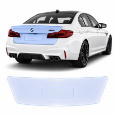 Антигравийная защитная бронепленка по лекалам для BMW M5 F90 2017-2023 - зона крышки багажника