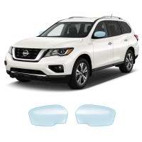 Антигравийная защитная бронепленка по лекалам для Nissan Pathfinder R52 facelift 2017-2020 - зеркала
