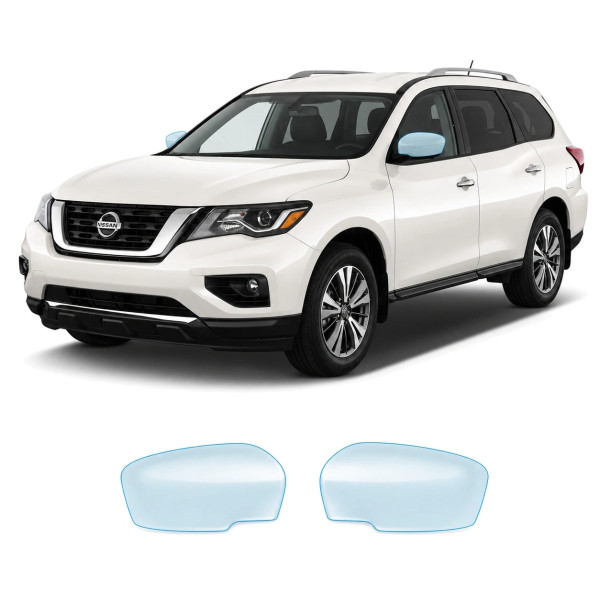 Антигравійна захисна бронеплівка за лекалами для Nissan Pathfinder R52 facelift 2017-2020 - дзеркала