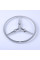 Емблема для Mercedes 104 мм / пластикова 3 пуклі