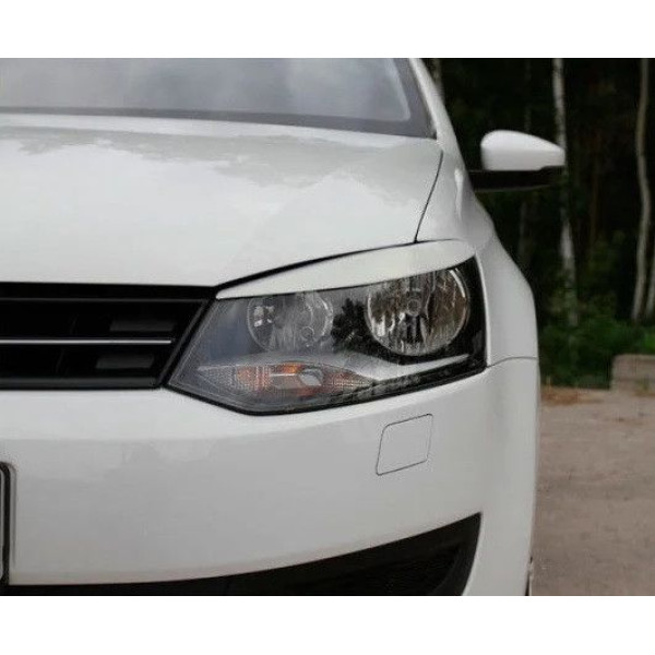 Вії фар Fly для VW Polo 09-14 Чорні 2 шт