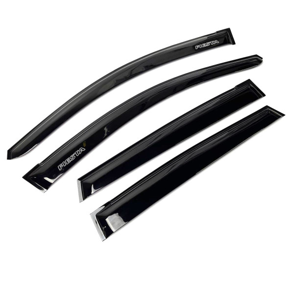 Дефлектори вікон вітровики для Ford Fiesta 2002-2008 5D Voron Glass
