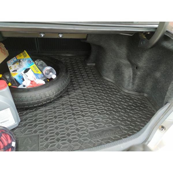 Коврик в багажник для Toyota Camry XV 50 -60 2014- USA Резиновый (Avto-Gumm)